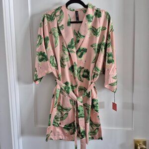 The Webster Miami x Target Robe Cover Up Medium Large NWT Flamingo Palms